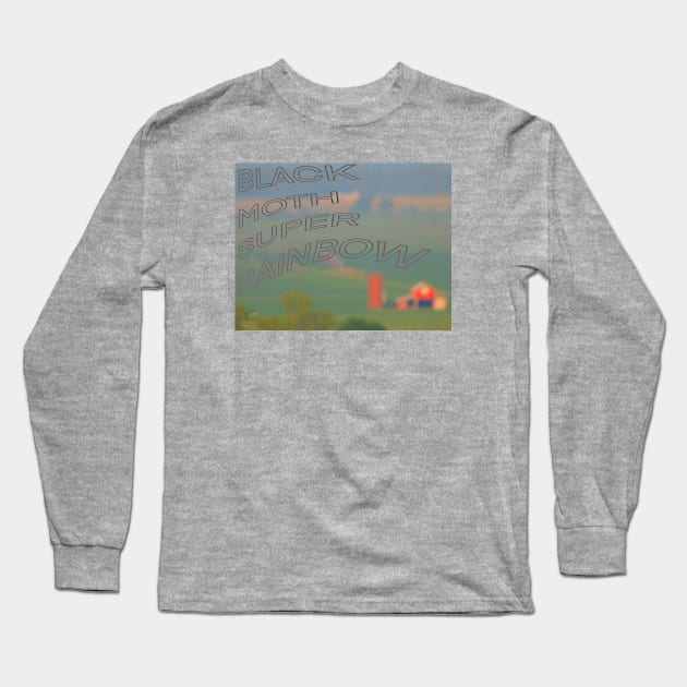 BLACK MOTH SUPER RAINBOW Long Sleeve T-Shirt by Noah Monroe